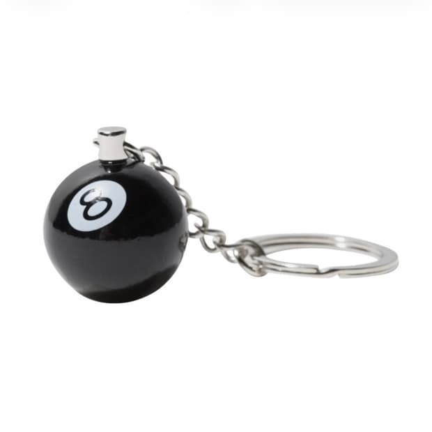스투시 8볼 키링 키체인 블랙