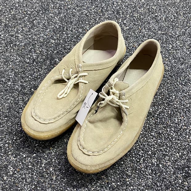 빈티지 베이지 스웨이드 로퍼 b3402