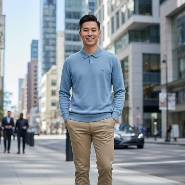 100.헤지스 카라 니트 