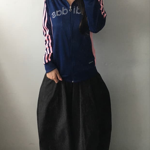 아디다스 사이드라인 배색 트랙탑집업