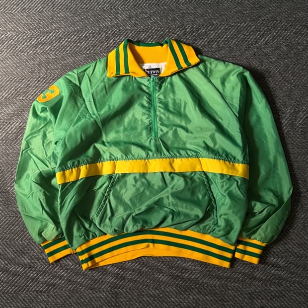 80s USA BUTWIN 빈티지 나일론 풀오버 (105-108)
