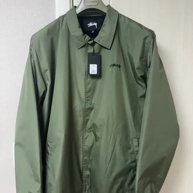 [XL] 스투시 크루즈 코치 자켓 올리브