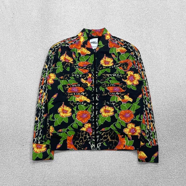 아디다스 x 제레미스캇 플라워 본 트랙탑 져지 자켓