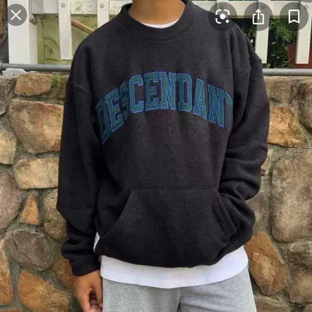 (SIZE3) 디센던트 ROO FLEECE CREW N