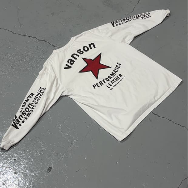 밴슨(VANSON) RED One STAR 롱슬리브