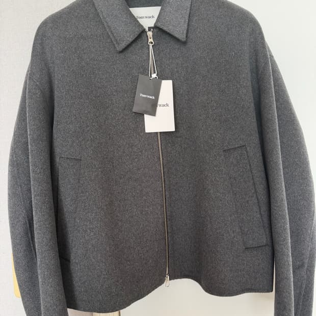 [XL]토니웩 핸드메이드 울 캐시미어 블루종