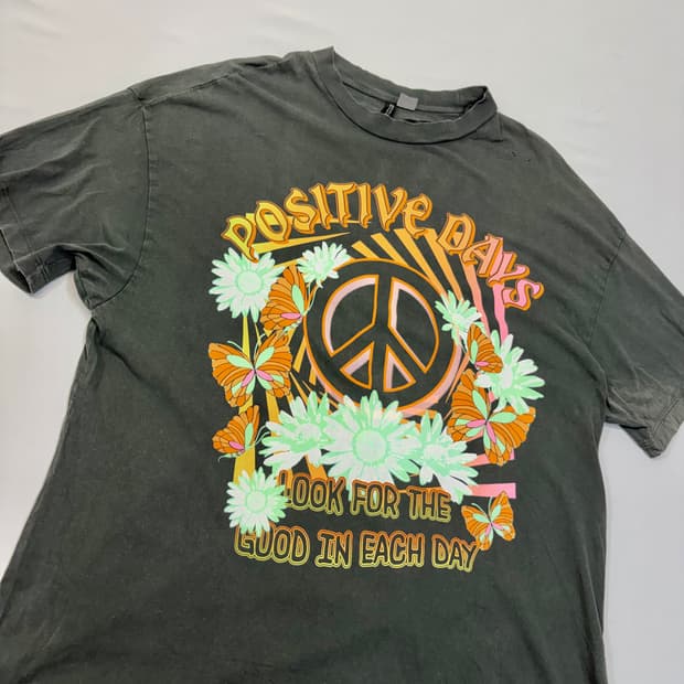 H&m Divided 빈티지 peace 티셔츠 (L)