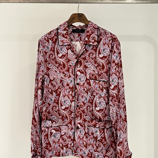 PAISLEY L/S PAJAMA SHIRTS