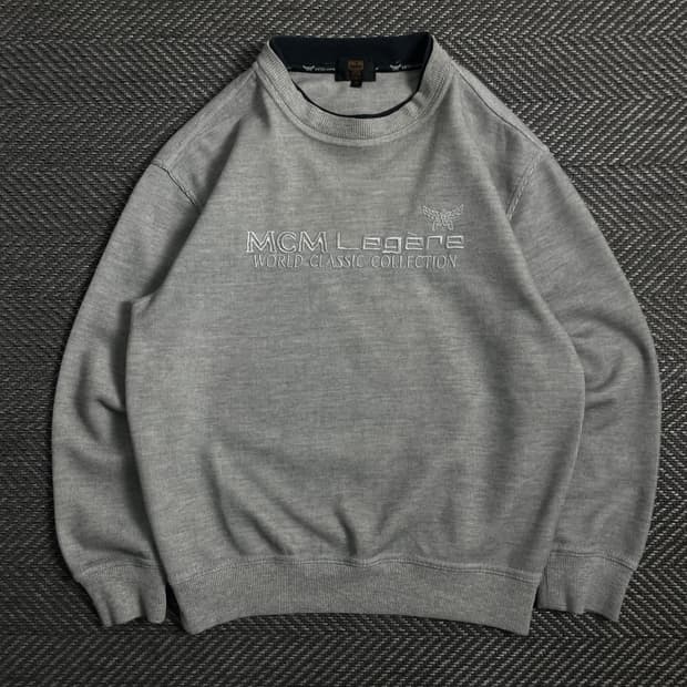 90s MCM 빅로고 아카이브 맨투맨 o 3952