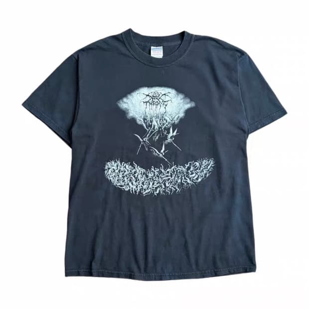 빈티지 00s Darkthrone 티셔츠