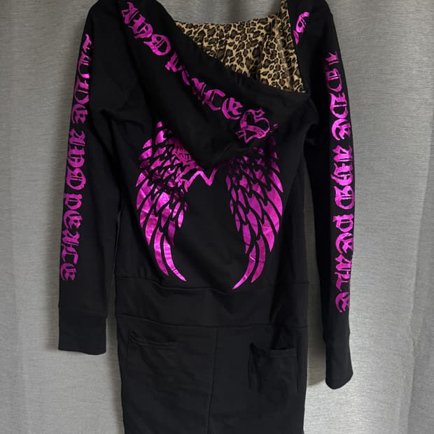 갸루 후드집업 빈티지