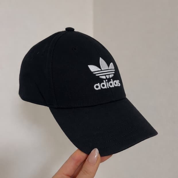 아디다스 모자 트레포일 베이스 볼캡 블랙