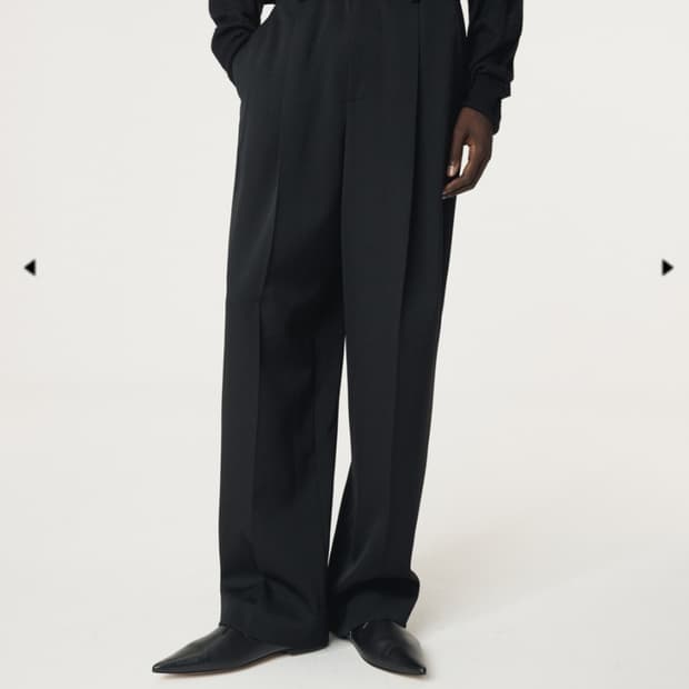 [렉토] 울 투턱 팬츠 L사이즈