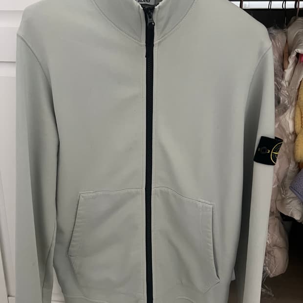 스톤아일랜드 라이트그레이 집업 자켓 L