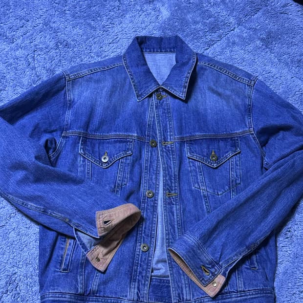 buj 벨리에x브로큰엄브렐라 데님 자켓 100