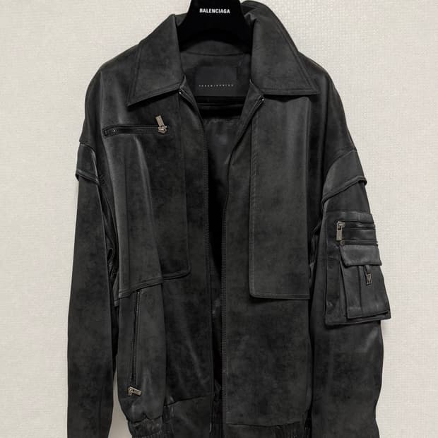 트리밍버드 레더자켓