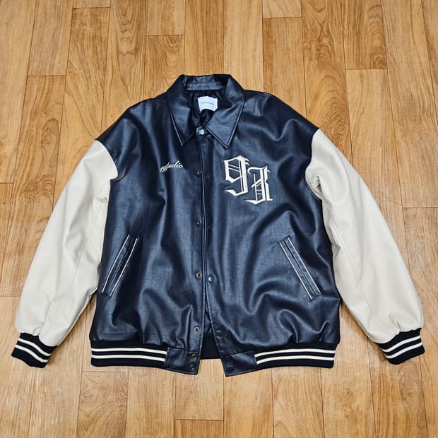 1993스튜디오 바시티 자켓 네이비 L