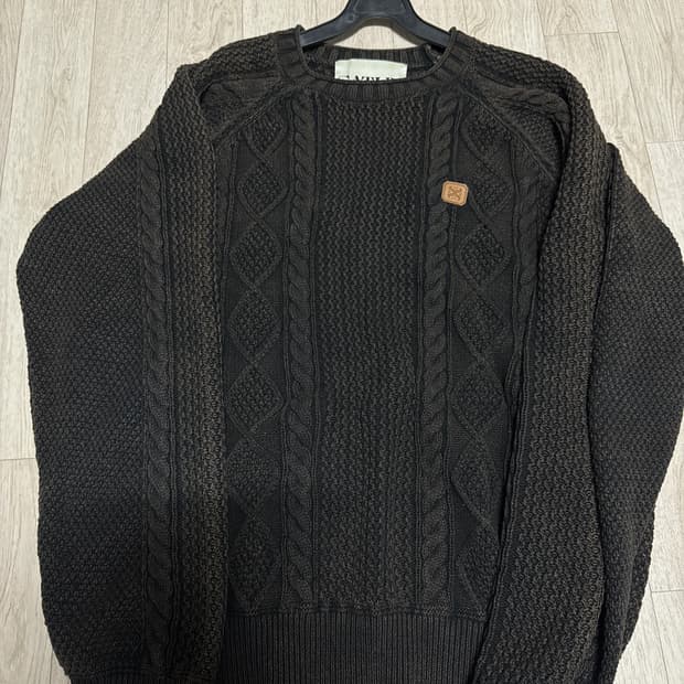 세터 꽈배기니트 xl