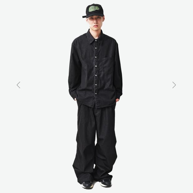 [S] 999humanity PARA EASY PANTS (Black)