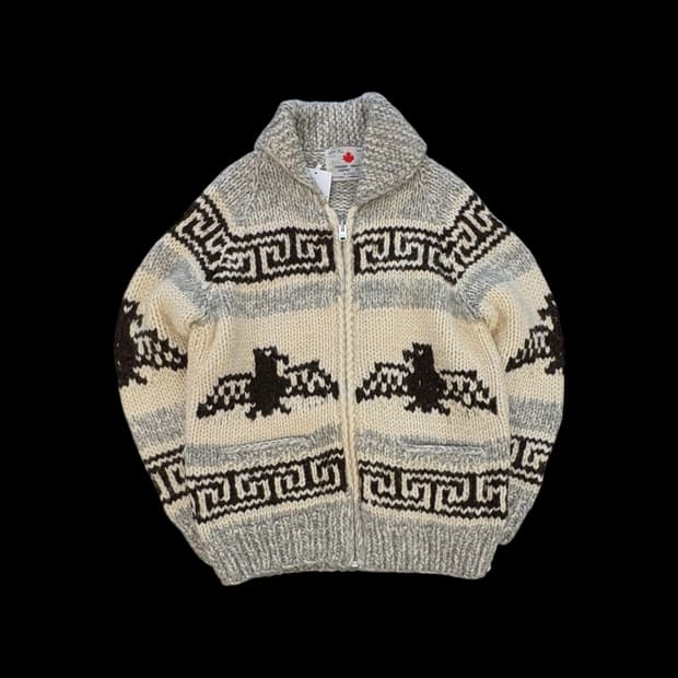 캐나디안  스웨터  코위찬 가디건