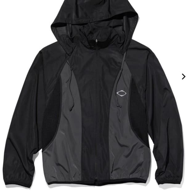 미스치프 바람막이 color blocked windbreaker 블랙