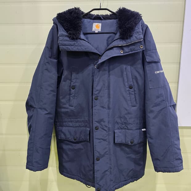 칼하트 앵커리지 파카 네이비