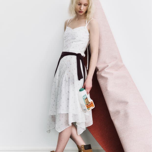 리임 Floral Lingerie Long Dress (네크홀더끈 분실)