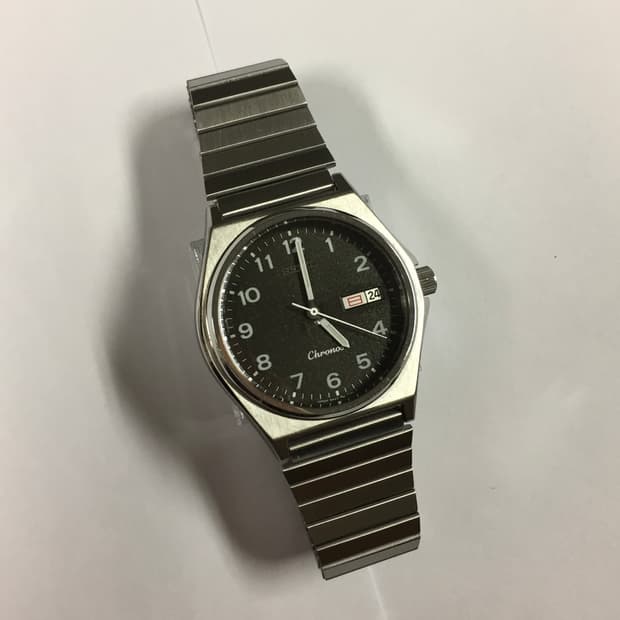 80s seiko chronos arabic quatz day-date