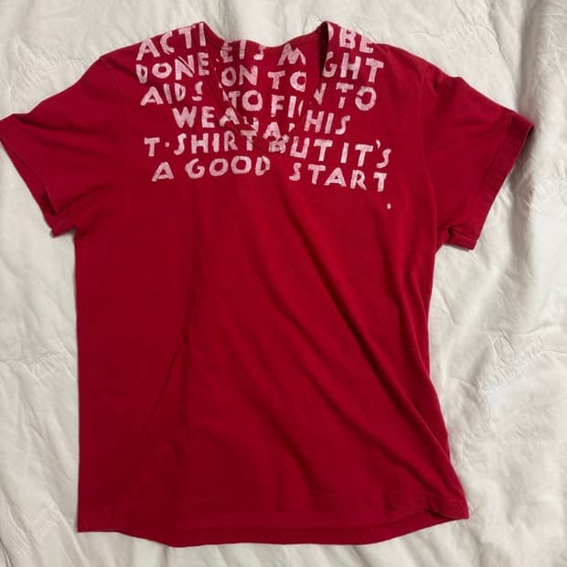 [S] Maison Martin Margiela Aids T-shirt