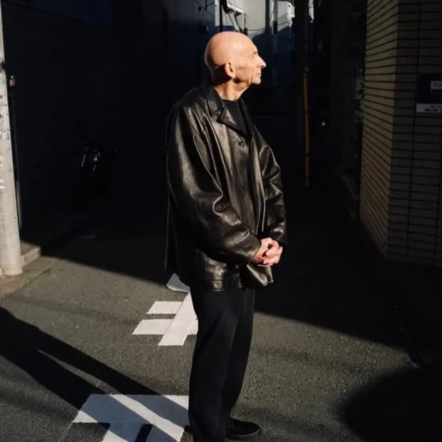 [2] 코모리 레더 워크 자켓