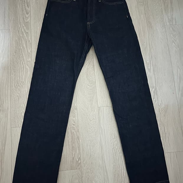 칼하트wip 생지데님