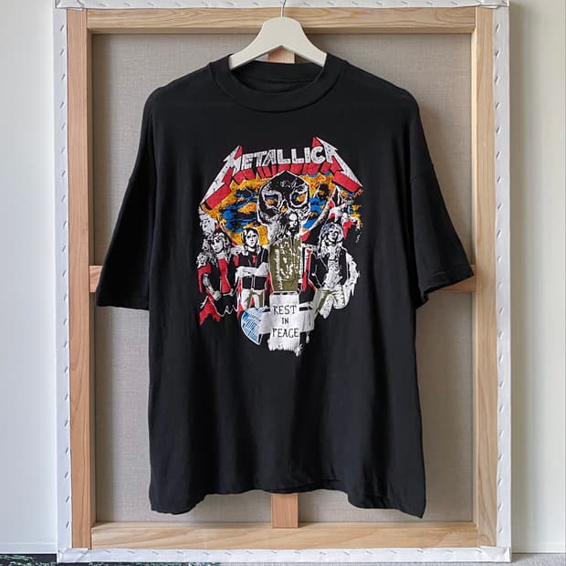 빈티지 METALLICA 반팔 티셔츠