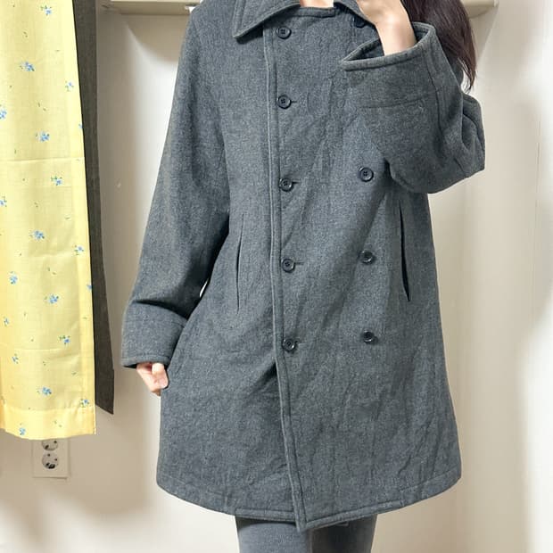 빈티지 차콜 코트 오네갸루 로걀 코이세이오깔 공겜여주 긱시크 고딕 모리걸