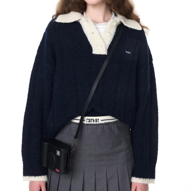 그로브스토어 소프트 니트 (네이비)