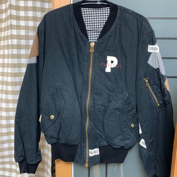 빈티지 핑크하우스 자켓 점퍼