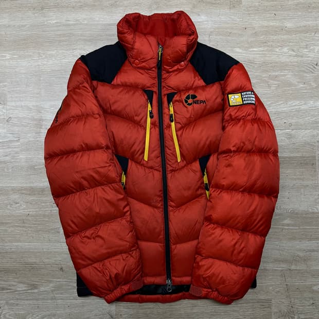 네파 아웃도어 여성 덕다운 패딩 점퍼 [오렌지] XS/85