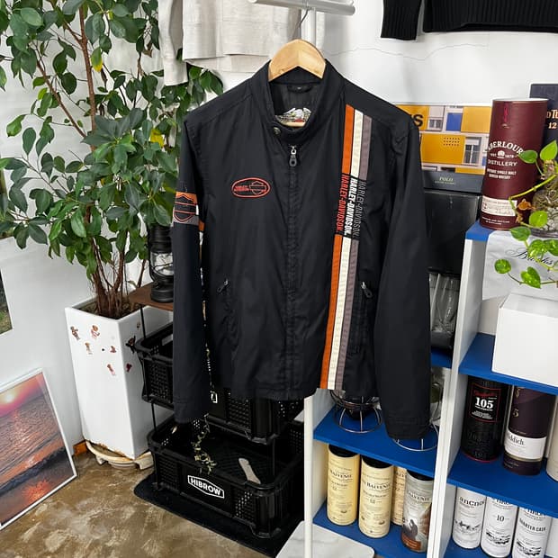 할리데이비슨 바이커 자켓 S