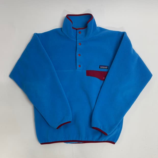 헤비모델)빈티지 파타고니아 신칠라 스냅티 블루 멘즈S