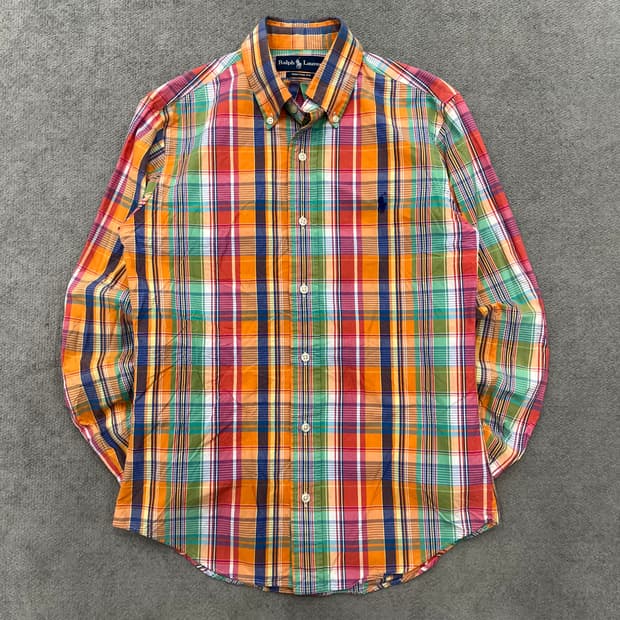 S 랄프로렌 멀티컬러 체크셔츠