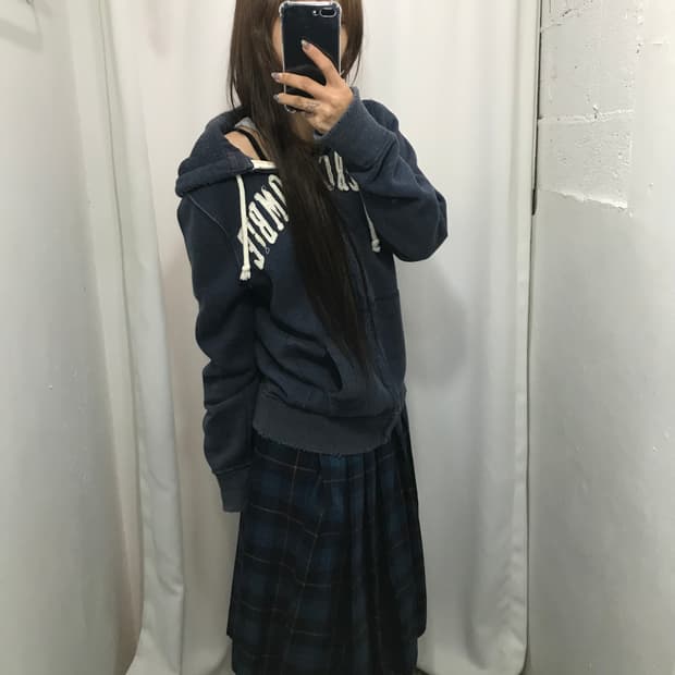 아베크롬비 네이비 후드집업 (XL)