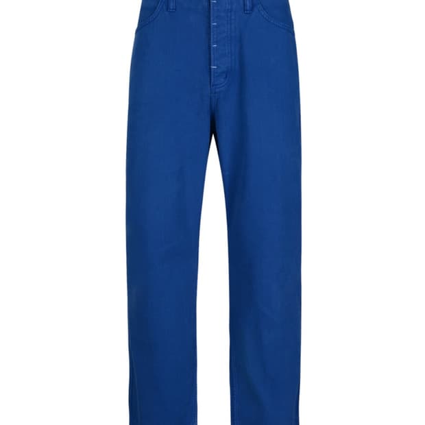 리젤서비스 cut-off cobalt pants