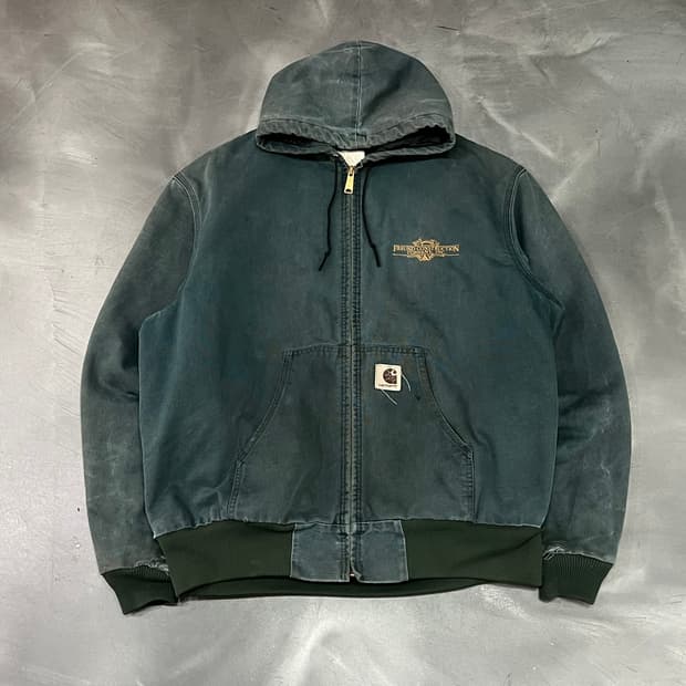 90s 칼하트 J06 htf 헌터그린 액티브 자켓 y18416