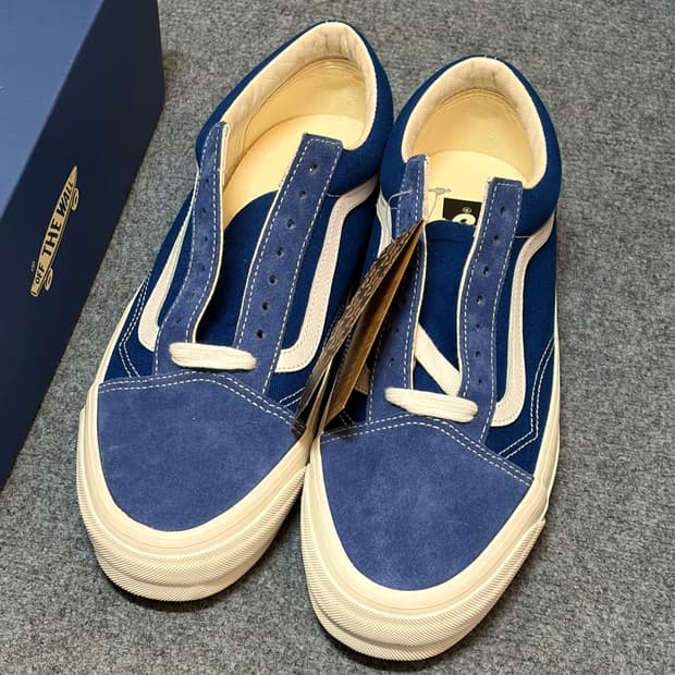 반스 프리미엄 올드스쿨 LX - (스웨이드) 블루  새제품 280