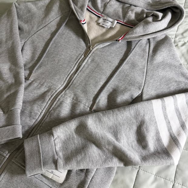 톰브라운 후드집업 회색 사이즈1