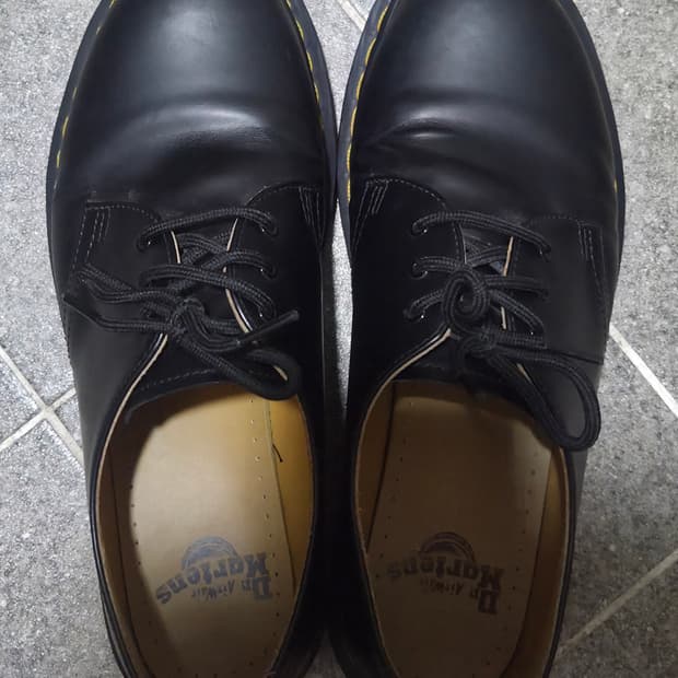 UK8 270 닥터마틴 1461 스무스 블랙