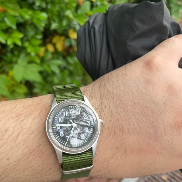 MWC 밀리터리 손목시계 그린 NATO 밴드 판매합니다