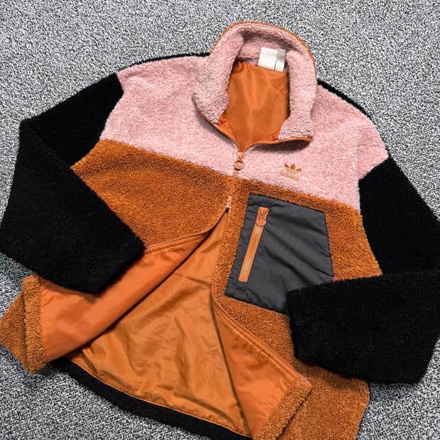 Name : 아디다스 시그니처로고 배색컬러 투웨이 쉐르파 후리스 :) 