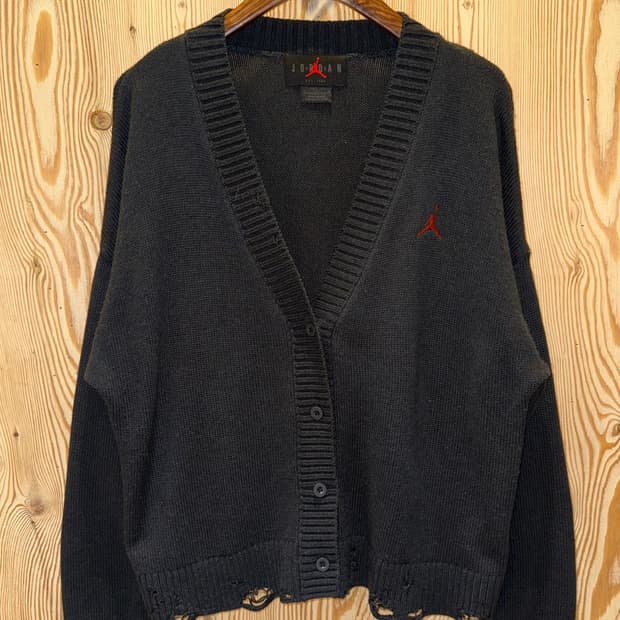 나이키 조던 디스트레스드 가디건