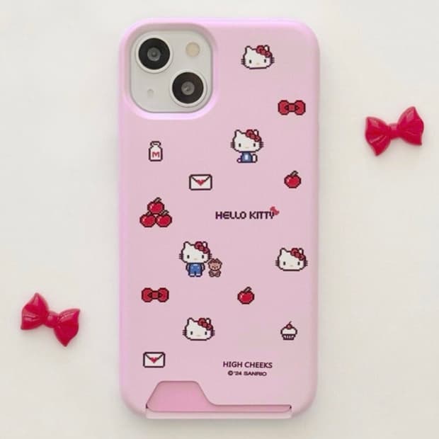 하이칙스 산리오 헬로키티 아이폰 15프로 케이스