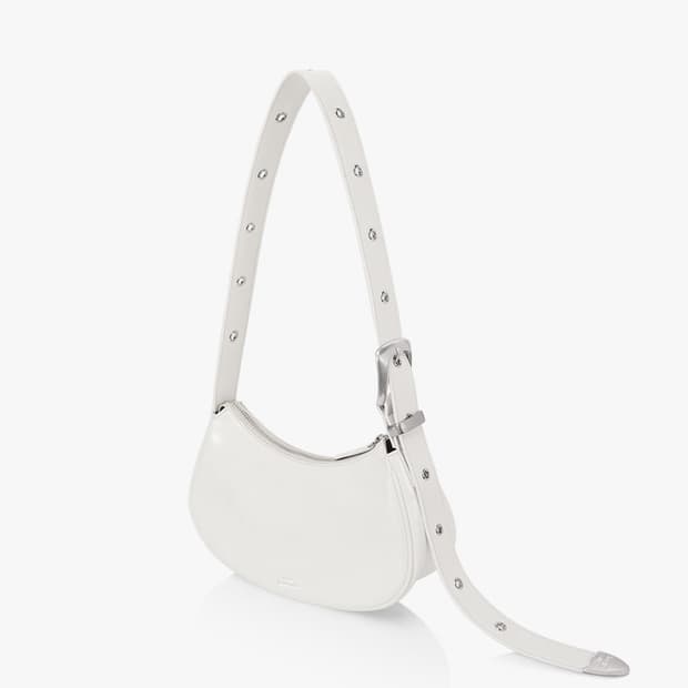 벨티백 25 크링클드 화이트